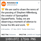 Spongebob Schwammkopf Erfinder Stephen Hillenburg verstorben