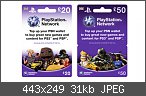 Playstation Network Card