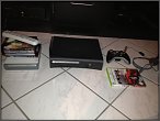 [V] Xbox 360 120GB Elite + Extras (HD Player; WLan Adapter)