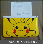 Verkaufe: N3DS XL (Pikachu-Edition) + OVP + Kabel und Tasche