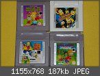 [V]: Gameboy Color+ 5 Spiele (alle Simpsons-Games)